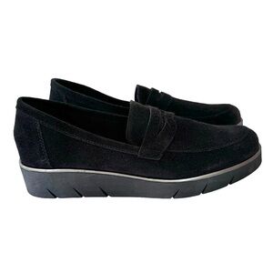 FLEXX Suede Leather Loafer Black Size 39